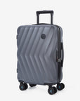 Globetrotter 20" Hardside Rolling Carry-on Stylish Suitcase - BAGSMART