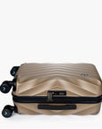 Globetrotter 20" Hardside Rolling Carry-on Stylish Suitcase - BAGSMART