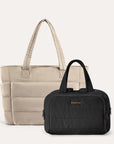 Crush Toiletry Bag & Bubble Puffy Tote Travel Set