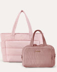 Crush Toiletry Bag & Bubble Puffy Tote Travel Set