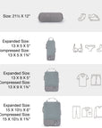 (FREE GIFT)Bagsmart Compression Packing Cubes -4PC
