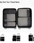 Bagsmart Compression Packing Cubes Part of Faro Travel Set - BAGSMART