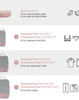 (FREE GIFT)Bagsmart Compression Packing Cubes -4PC
