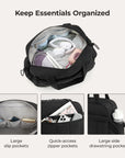 Puffy Water-Resistant Gym & Travel Duffle Bag