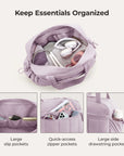 Puffy Water-Resistant Gym & Travel Duffle Bag