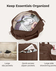 Puffy Water-Resistant Gym & Travel Duffle Bag