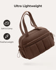 Puffy Water-Resistant Gym & Travel Duffle Bag
