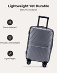Daren 20 Inch Lightweight Hardside Carry-On Suitcase - BAGSMART