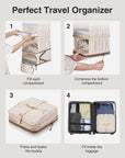 Hanging Foldable Compression Packing Cubes - BAGSMART