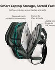 Organized_tech_accessories_in_dedicated_backpack_compartments-in-green-smoke