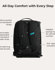 Paz 43L Carry On Travel Duffle Backpack