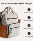 Paz 25L Diaper Backpack