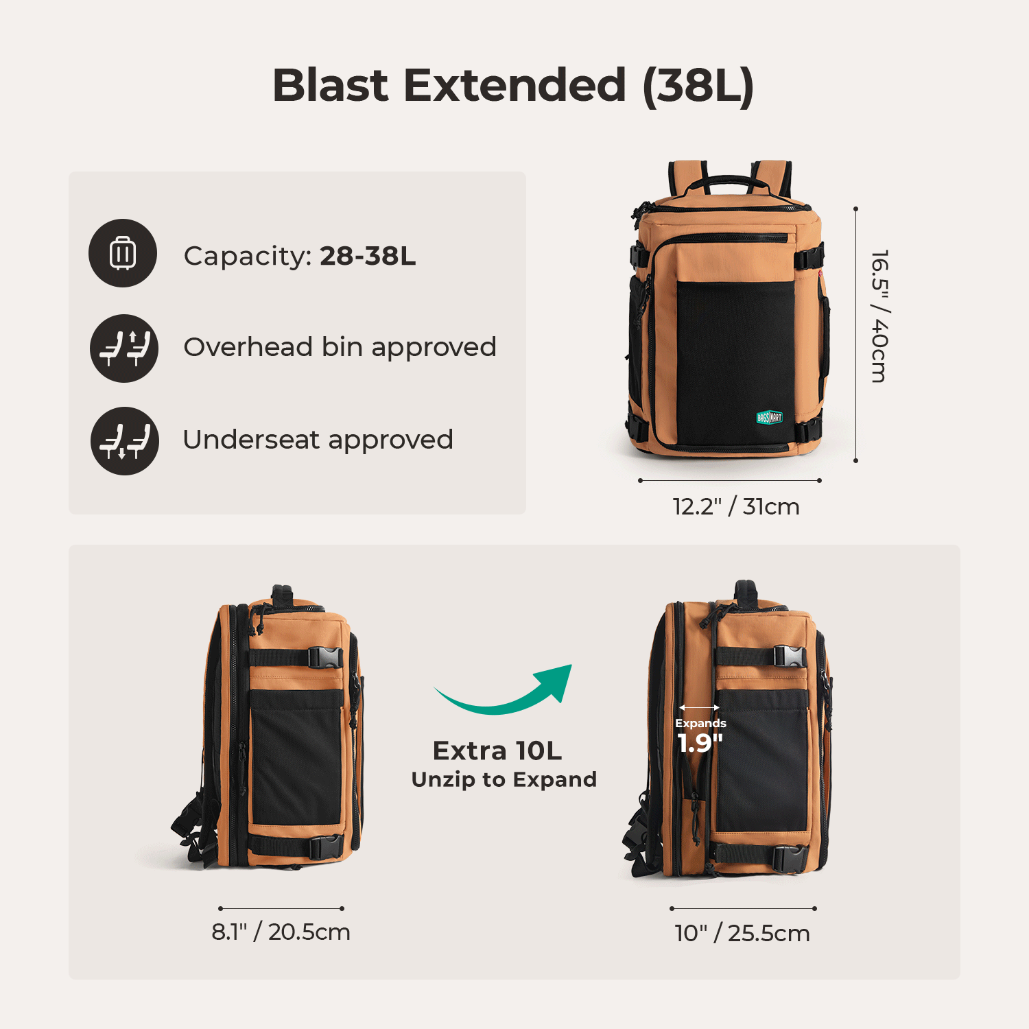 Blast Travel Backpack