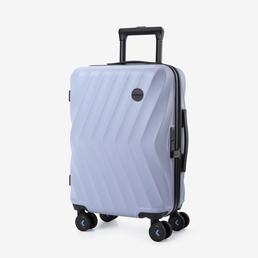 Globetrotter 20" Hardside Rolling Carry-on Stylish Suitcase - BAGSMART