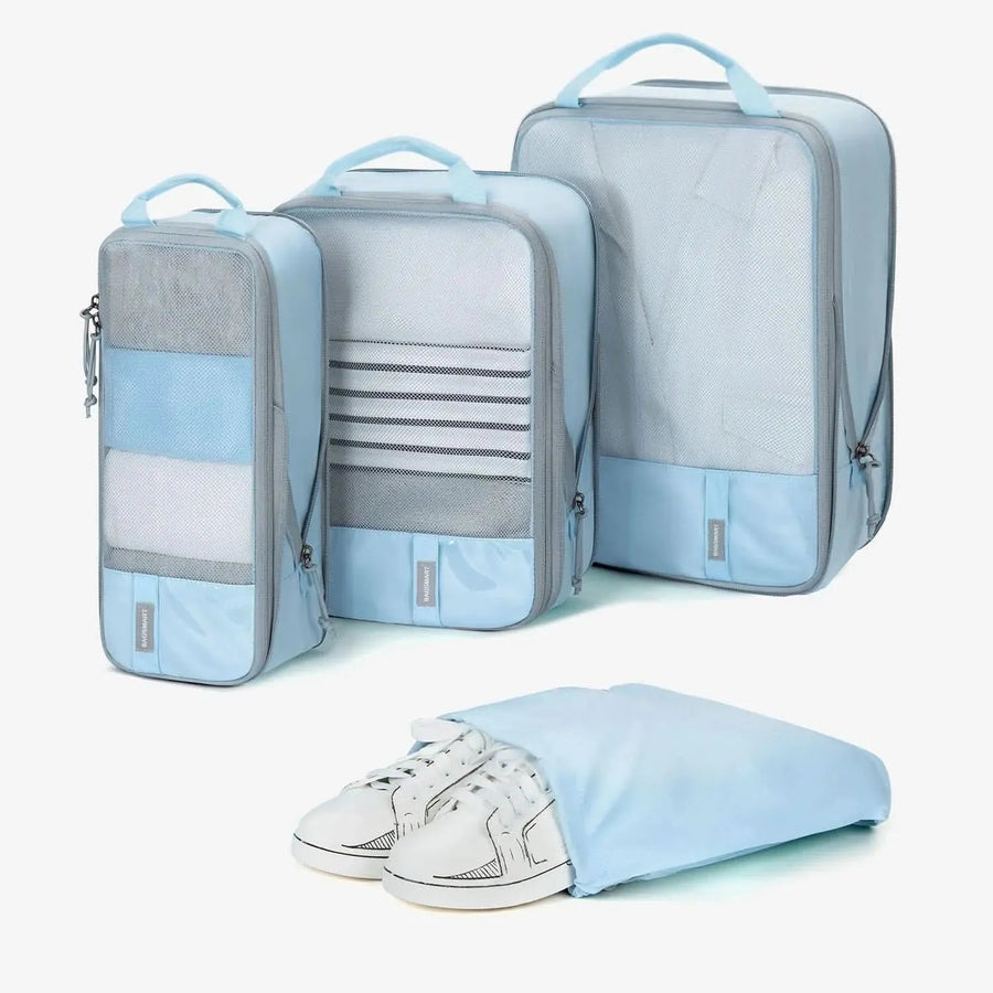 Bagsmart Compression Packing Cubes Part of Faro Travel Set - BAGSMART