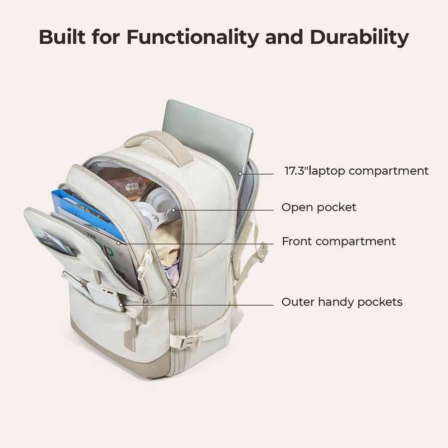Falco 40L Expandable Airline Approved Carry On Backpack