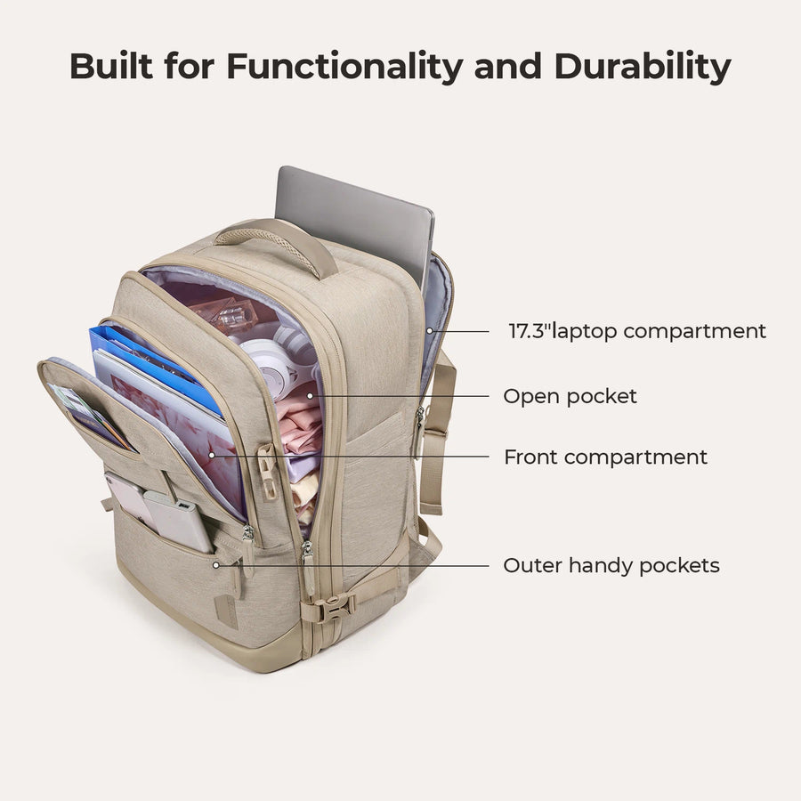 Falco 40L Expandable Airline Approved Carry On Backpack