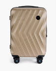 Globetrotter 20" Hardside Rolling Carry-on Stylish Suitcase - BAGSMART