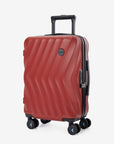 Globetrotter 20" Hardside Rolling Carry-on Stylish Suitcase - BAGSMART