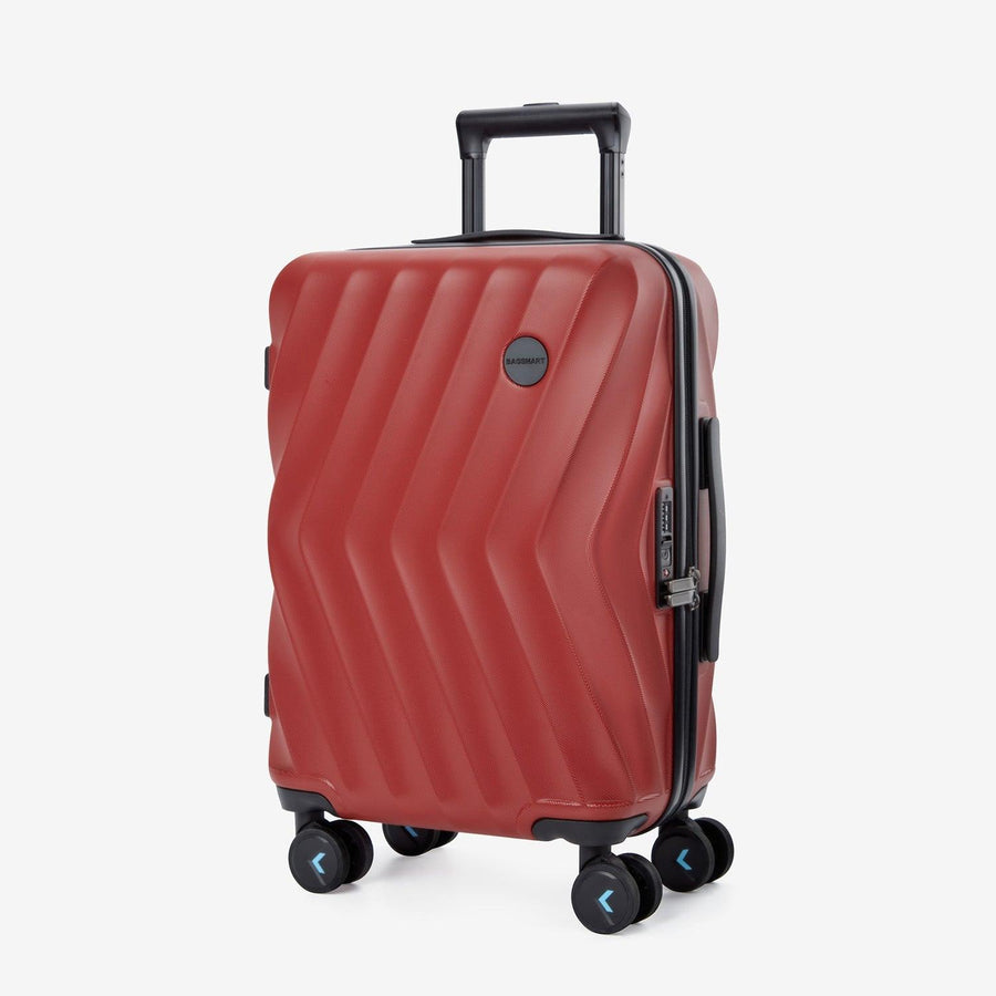 Globetrotter 20" Hardside Rolling Carry-on Stylish Suitcase - BAGSMART
