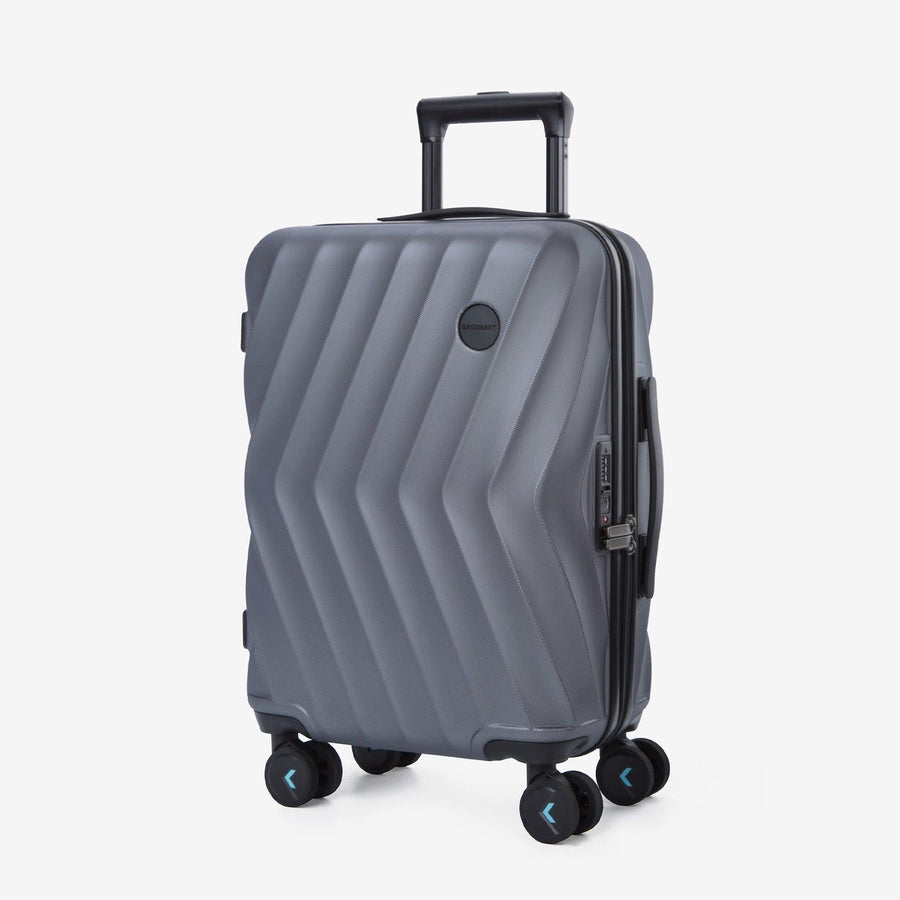 Globetrotter 20" Hardside Rolling Carry-on Stylish Suitcase - BAGSMART
