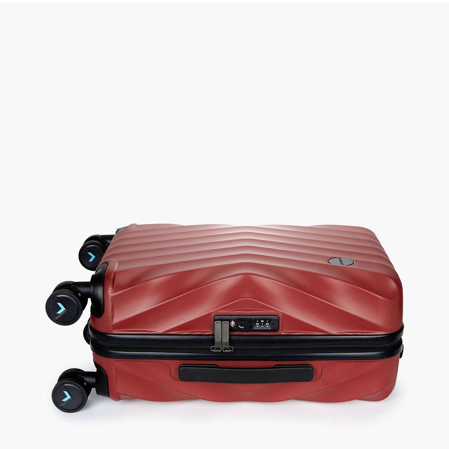 Globetrotter 20" Hardside Rolling Carry-on Stylish Suitcase - BAGSMART