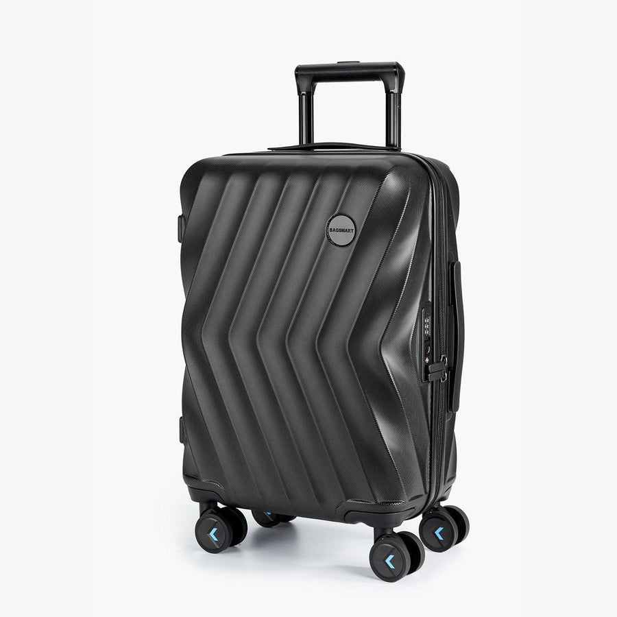 Globetrotter 20" Hardside Rolling Carry-on Stylish Suitcase - BAGSMART