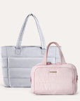 Crush Toiletry Bag & Bubble Puffy Tote Travel Set