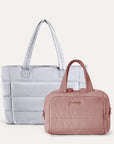 Crush Toiletry Bag & Bubble Puffy Tote Travel Set