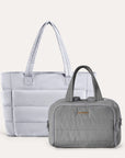 Crush Toiletry Bag & Bubble Puffy Tote Travel Set