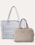 Crush Toiletry Bag & Bubble Puffy Tote Travel Set