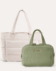 Crush Toiletry Bag & Bubble Puffy Tote Travel Set