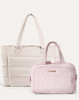 Crush Toiletry Bag & Bubble Puffy Tote Travel Set