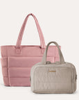 Crush Toiletry Bag & Bubble Puffy Tote Travel Set