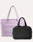 Crush Toiletry Bag & Bubble Puffy Tote Travel Set