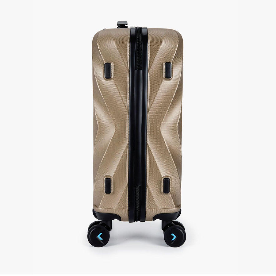 Globetrotter 20" Hardside Rolling Carry-on Stylish Suitcase - BAGSMART