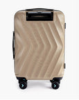 Globetrotter 20" Hardside Rolling Carry-on Stylish Suitcase - BAGSMART