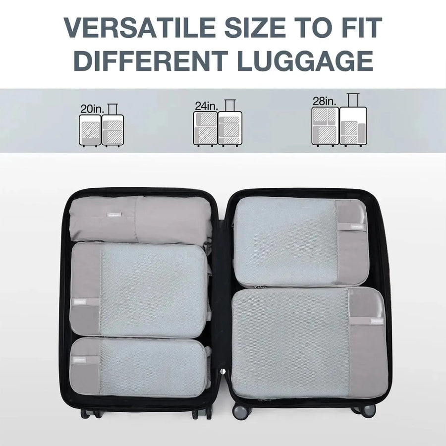 Bagsmart Compression Packing Cubes Part of Faro Travel Set - BAGSMART