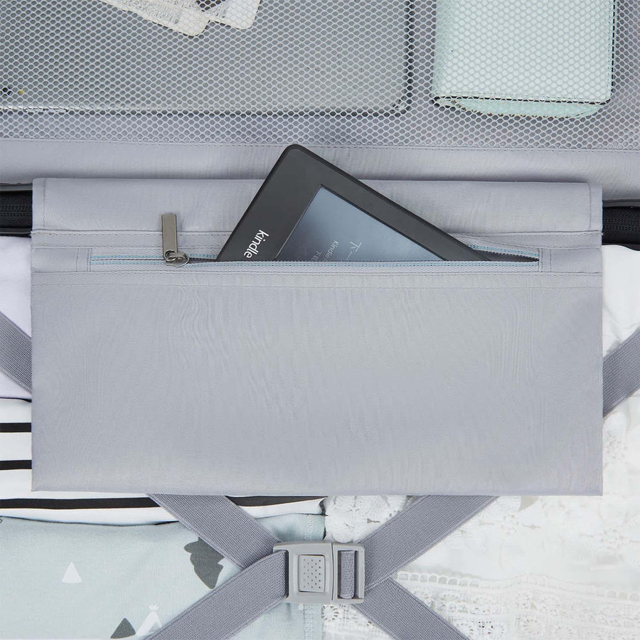 Globetrotter 20" Hardside Rolling Carry-on Stylish Suitcase - BAGSMART