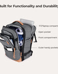 Falco 40L Expandable Airline Approved Carry On Backpack