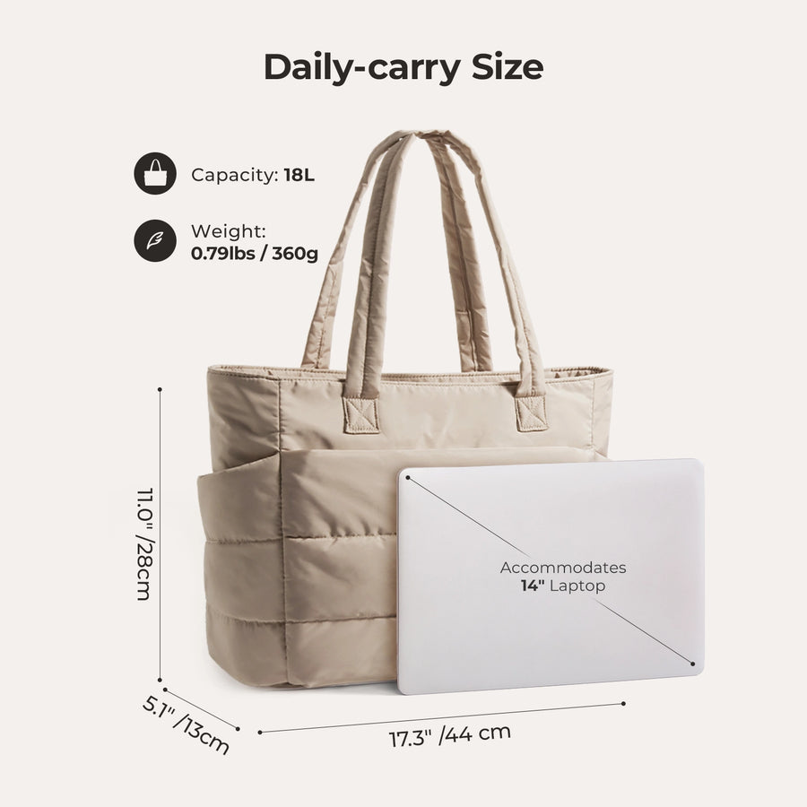 The Bubble 20L Puffy 15.6" Laptop Work Tote
