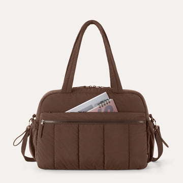 Puffy Water-Resistant Gym & Travel Duffle Bag