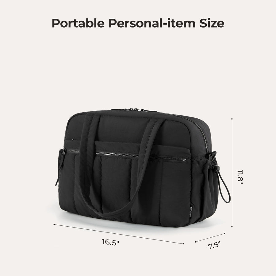 Puffy Water-Resistant Gym & Travel Duffle Bag