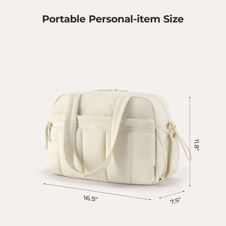 Puffy Water-Resistant Gym & Travel Duffle Bag