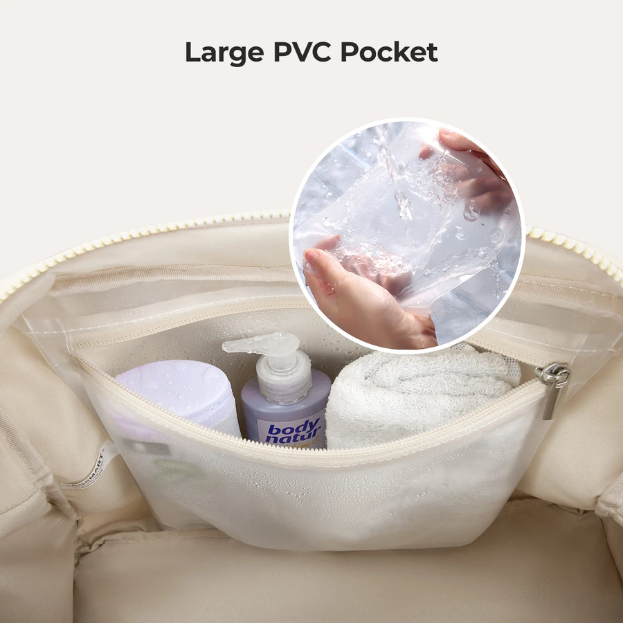 Puffy Water-Resistant Gym & Travel Duffle Bag
