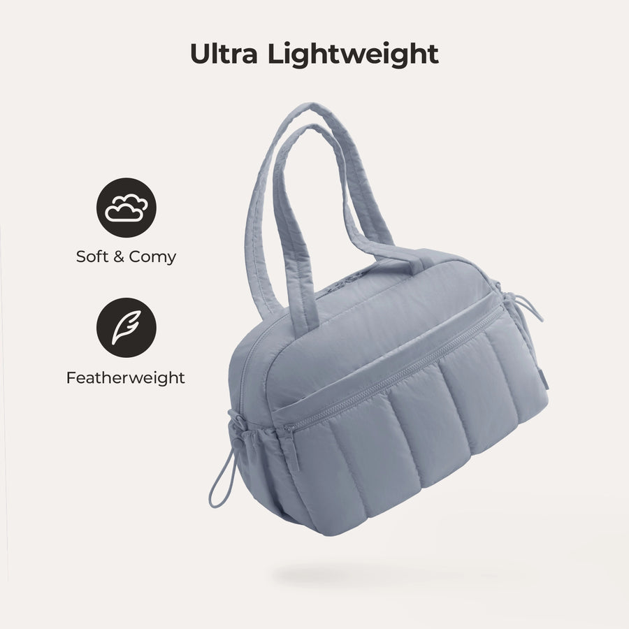 Puffy Water-Resistant Gym & Travel Duffle Bag