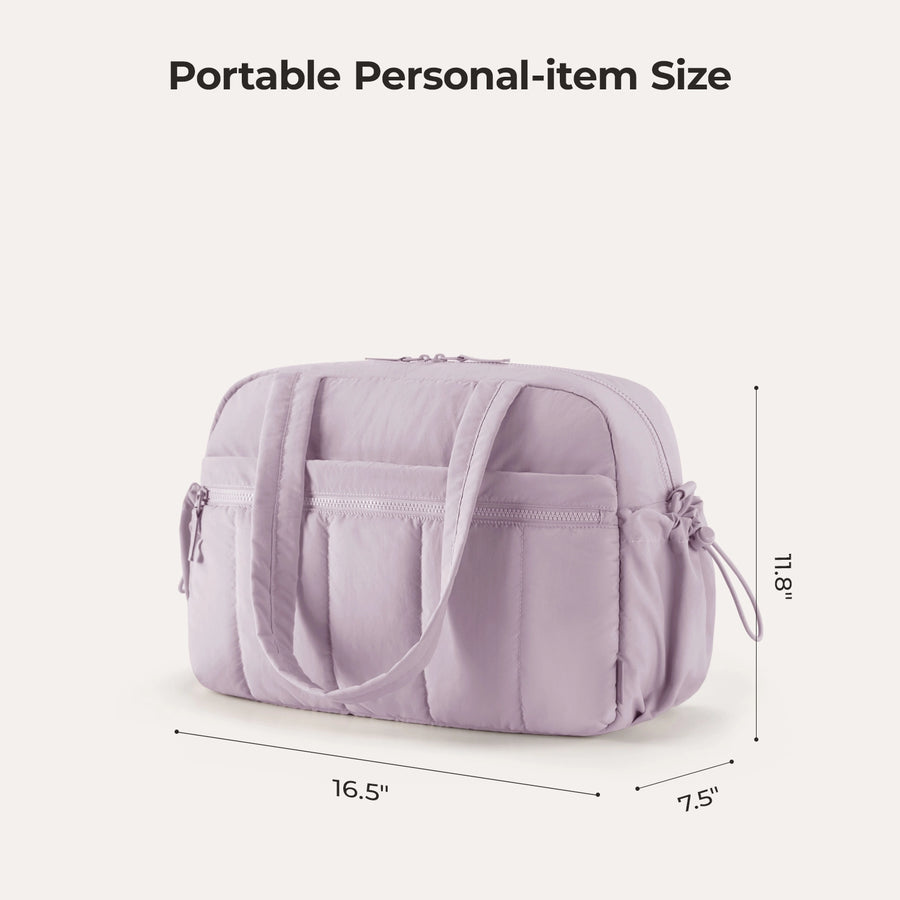 Puffy Water-Resistant Gym & Travel Duffle Bag