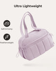 Puffy Water-Resistant Gym & Travel Duffle Bag