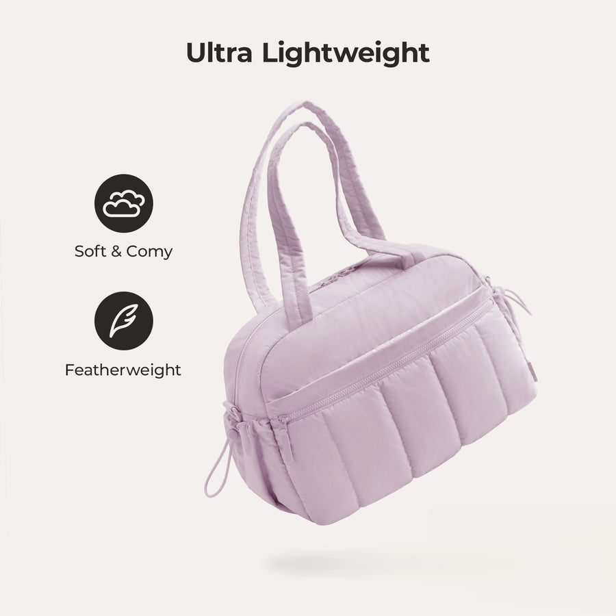 Puffy Water-Resistant Gym & Travel Duffle Bag
