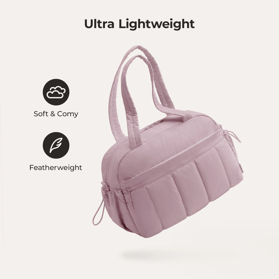 Puffy Water-Resistant Gym & Travel Duffle Bag